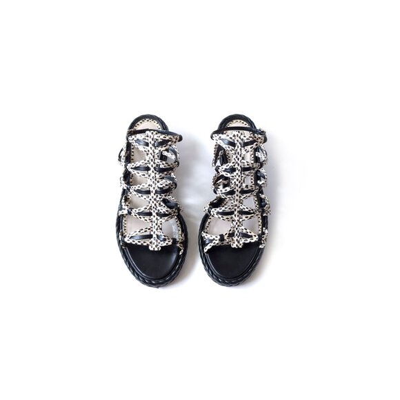 Jason Wu Snakeskin Strap Flat Sandal Womens Size 10 | Eur 41 - Picture 3 of 11